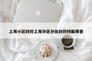 上海小区封控上海分区分批封控核酸筛查